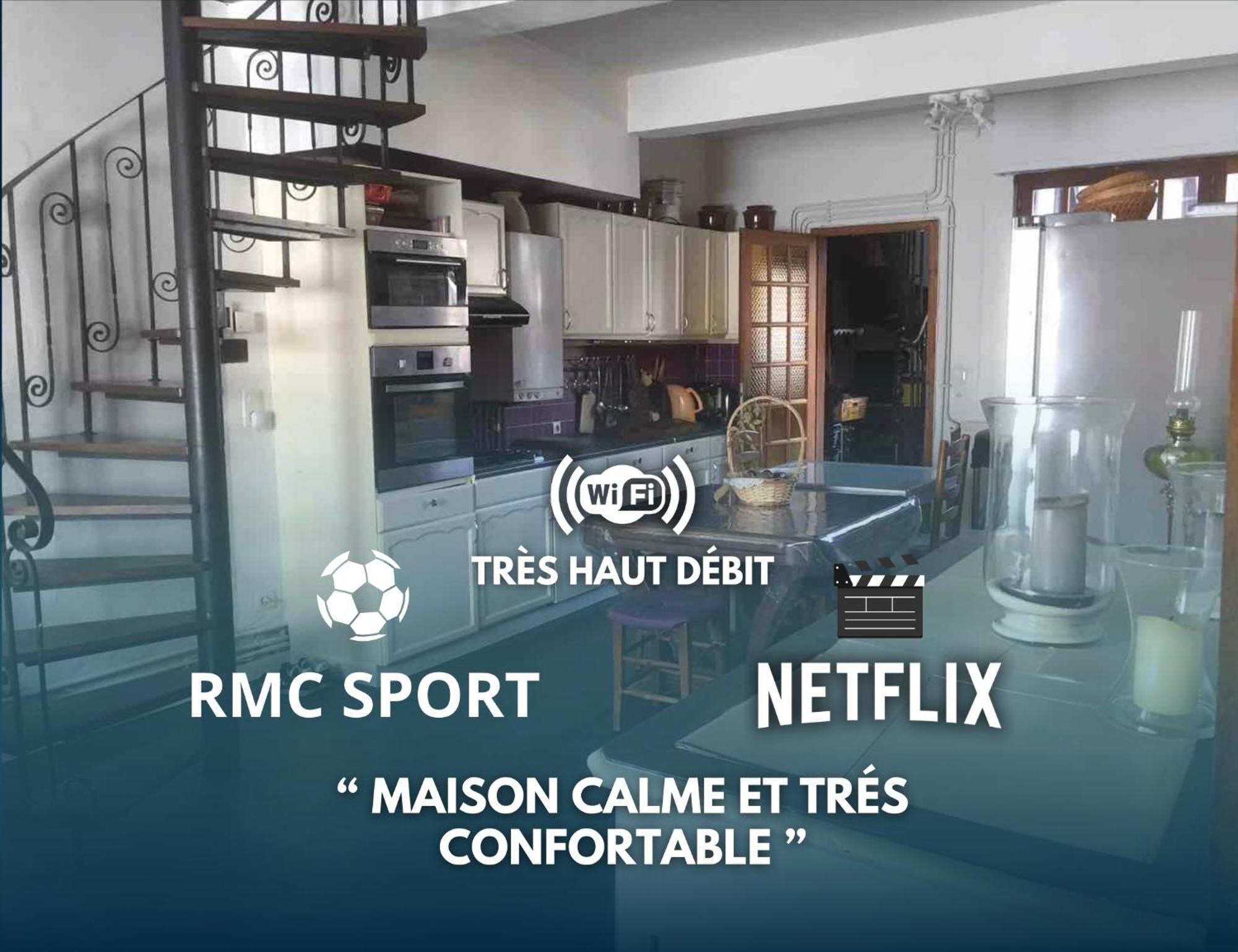 Logements Un Coin De Bigorre - La Tournayaise - Canal Plus, Netflix, Rmc Sport - Wifi Fibre エクステリア 写真